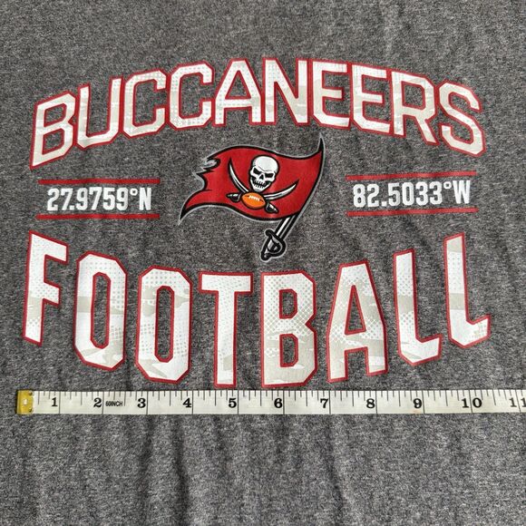 Tampa Bay Buccaneers game wear graphic t-shirt size XL NFL fanatics heathered - Picture 7 of 10